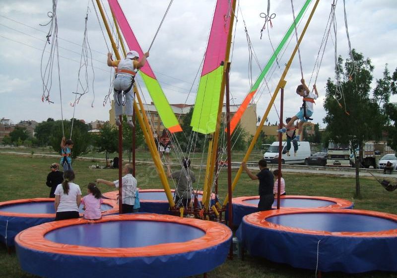 Ankara Şişme Oyunlar - 5'li Salto Trambolin